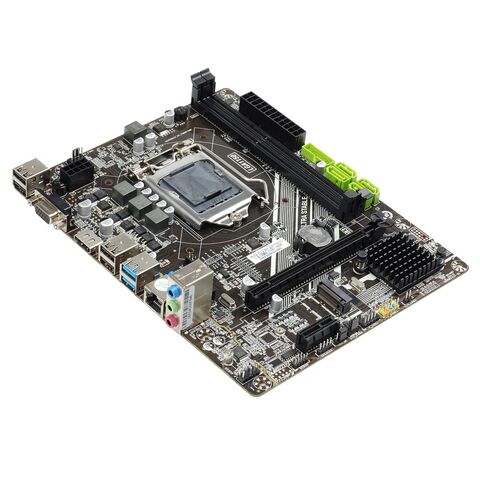 Carte mère Esonic H81 pour PC avec M.2 LGA1150, carte mère mATX de bureau pour CPU de 4e génération, vente en gros directe d'usine