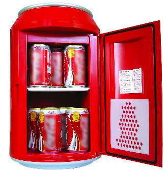 Buy Wholesale China Mini Fridge For Bedroom, Car, Office, Camping -  Portable 10l Cola Can Car Refrigerator & Mini Fridge at USD 44