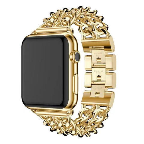 Double row chain discount link apple watch band