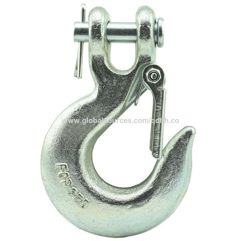 Alloy Steel G80 Clevis Hooks Hoist Eye Crane Clevis Safety Lifting Crane  Hook with Latch - China Clevis Slip Hook, Hook with Tongue