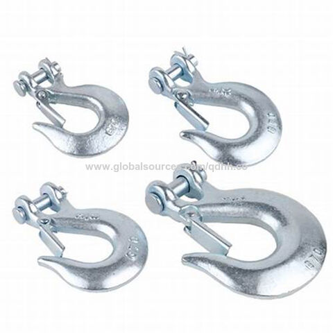 Alloy Steel G80 Clevis Hooks Hoist Eye Crane Clevis Safety Lifting Crane  Hook with Latch - China Clevis Slip Hook, Hook with Tongue