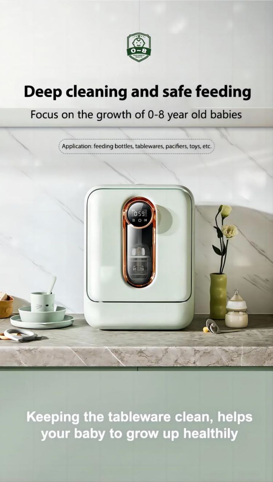 Buy Wholesale China Mini Desktop Bottle Washer Full Automatic Household