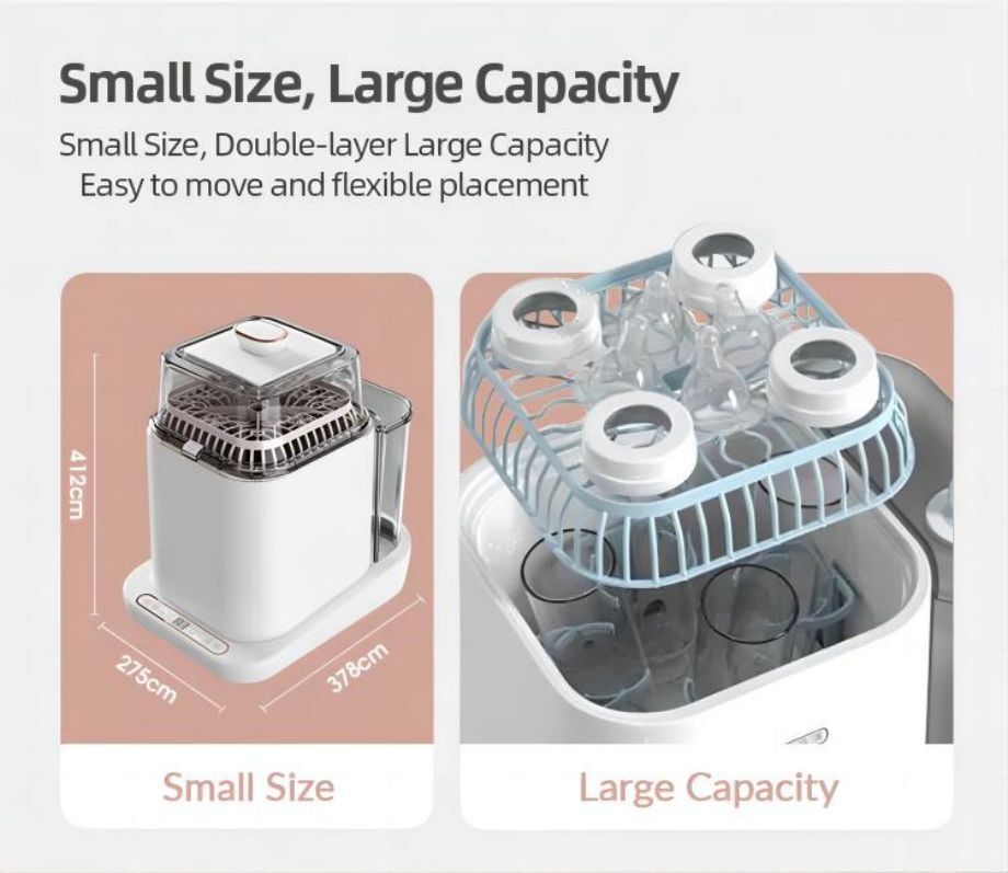 Buy Wholesale China Desktop Baby Milk Bottle Washer Mini Automatic Intelligent Bottle Sterilizer