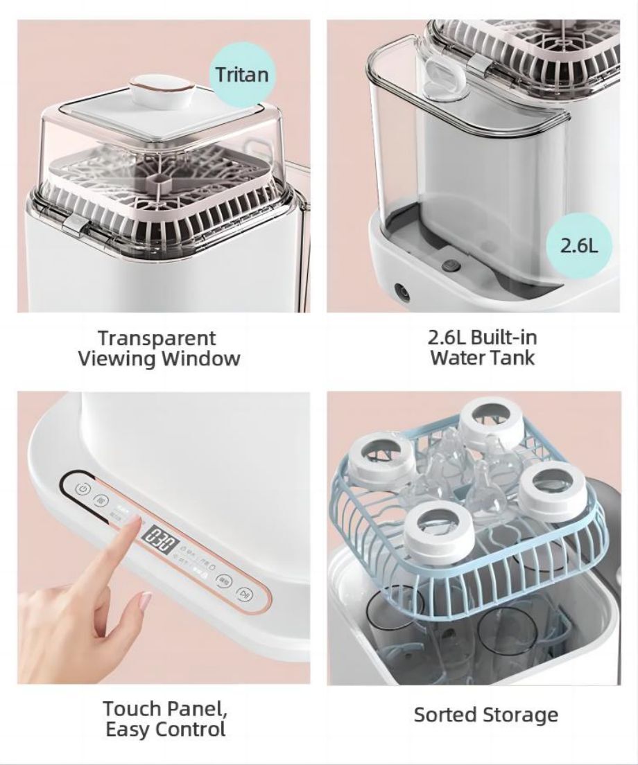 Buy Wholesale China Desktop Baby Milk Bottle Washer Mini Automatic Intelligent Bottle Sterilizer