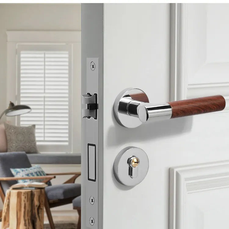 Buy Wholesale China Bedroom Modern Door Handles Locks Separate Lock