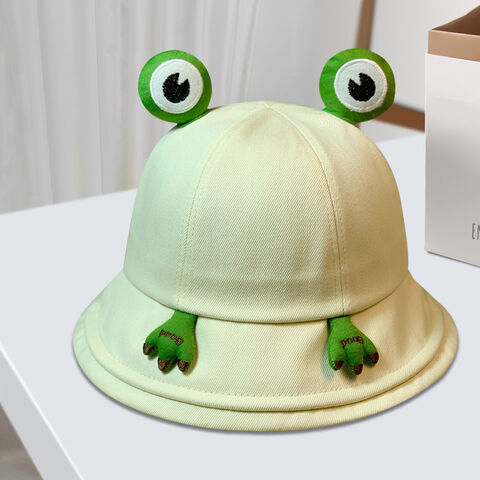 Cute Frog Hat Female Spring And Summer Fisherman Hat Cartoon Sunscreen  Bucket Hat - China Wholesale Hat $3.43 from Skylark Network Co., Ltd.