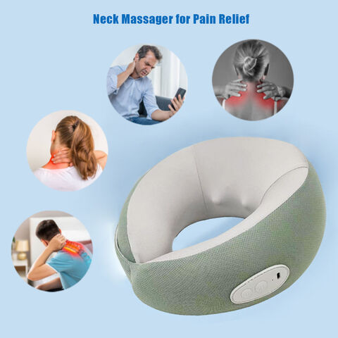 Neck Massager & Travel Pillow - U-Shaped Neck Pillow & Electric