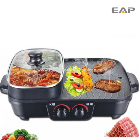 Factory Direct Double-Layer Electric Hot Pot Stainless Steel