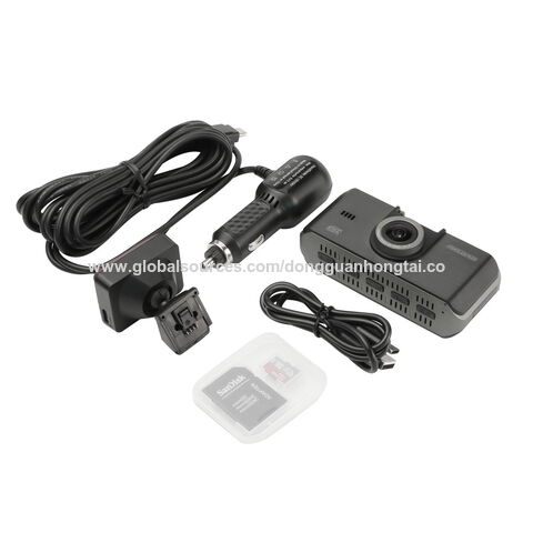 Dash Cam Dash Cam 2 inch Digital Screen Car Camera 3-Way 1080p 5MP Car Driving Camera, Size: 9X4CM, Black