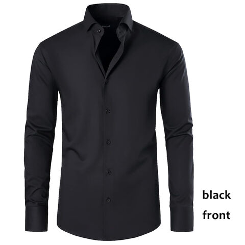 Herren Hemden Langarm Regular Fit Business Hemden Tops
