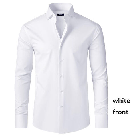 Herren Hemden Langarm Regular Fit Business Hemden Tops
