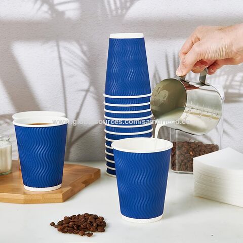 12 Oz. Paper Hot Cold Cups Disposable Coffee Beverages Cups Party Cups for  Hot and Cold Drinks Blue - China Biodegradable Drinking Cups and  Biodegradable Paper Cup price