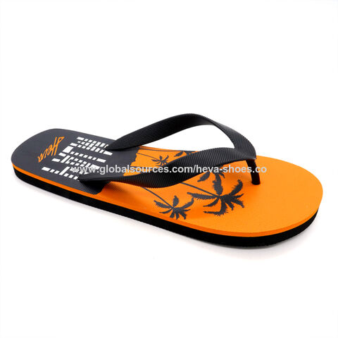 Buy Wholesale China Men Palm Tree Beach Slipper Flip Flops Sandals