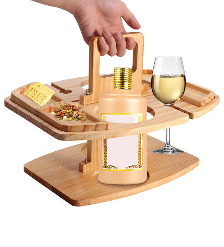 Wine racks outdoor portable wine table wine glass holder picnic