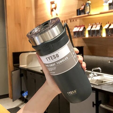 TYESO Water Bottle Portable Thermos Mug Stainless Steel Cup Vacuum