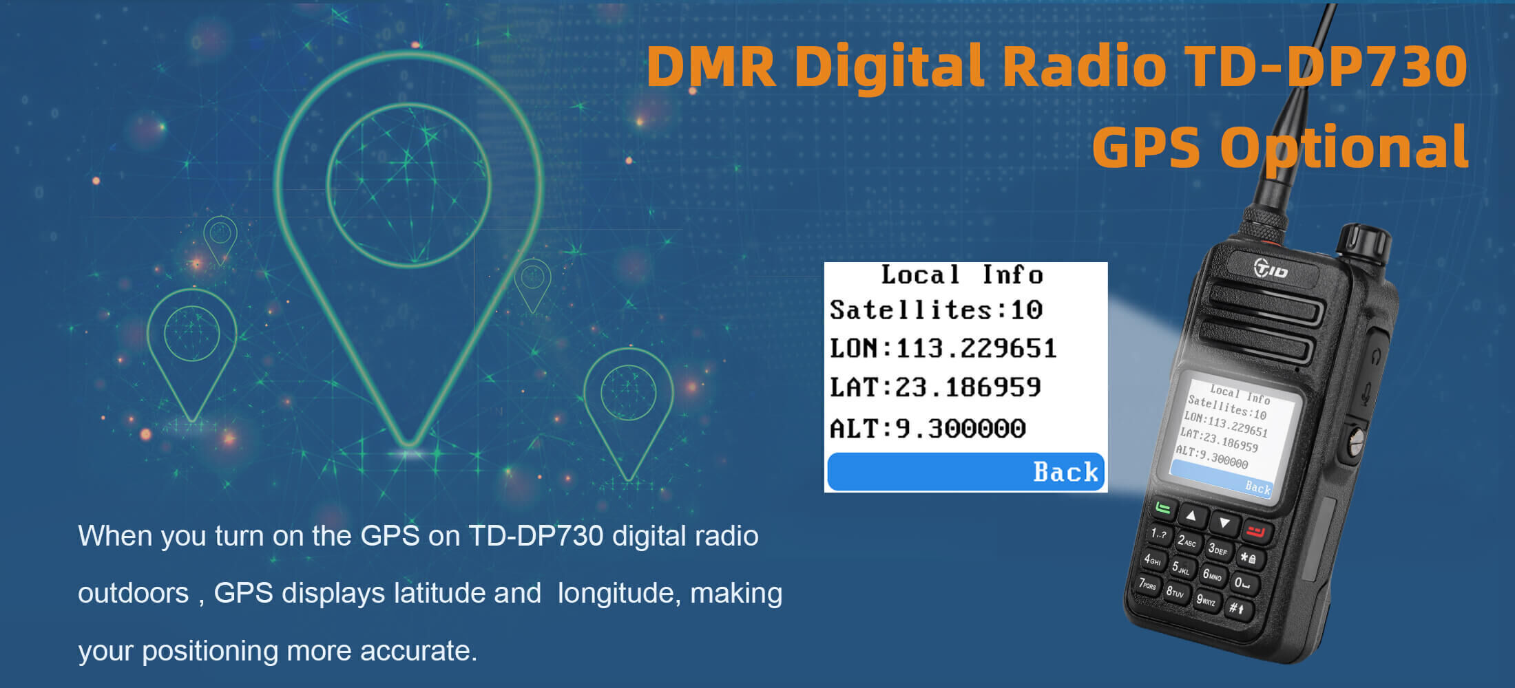 Buy Wholesale China Tid Tddp730 Safety Digital Handheld Dmr Radio