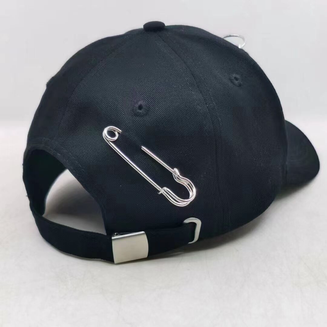 Back Snap Buy Wholesale China Custom Fashion Panel Men Women 100% Cotton Black ...