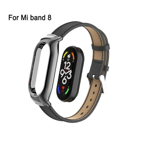 Bracelet en Cuir Xiaomi Smart Band 8 avec Connecteurs