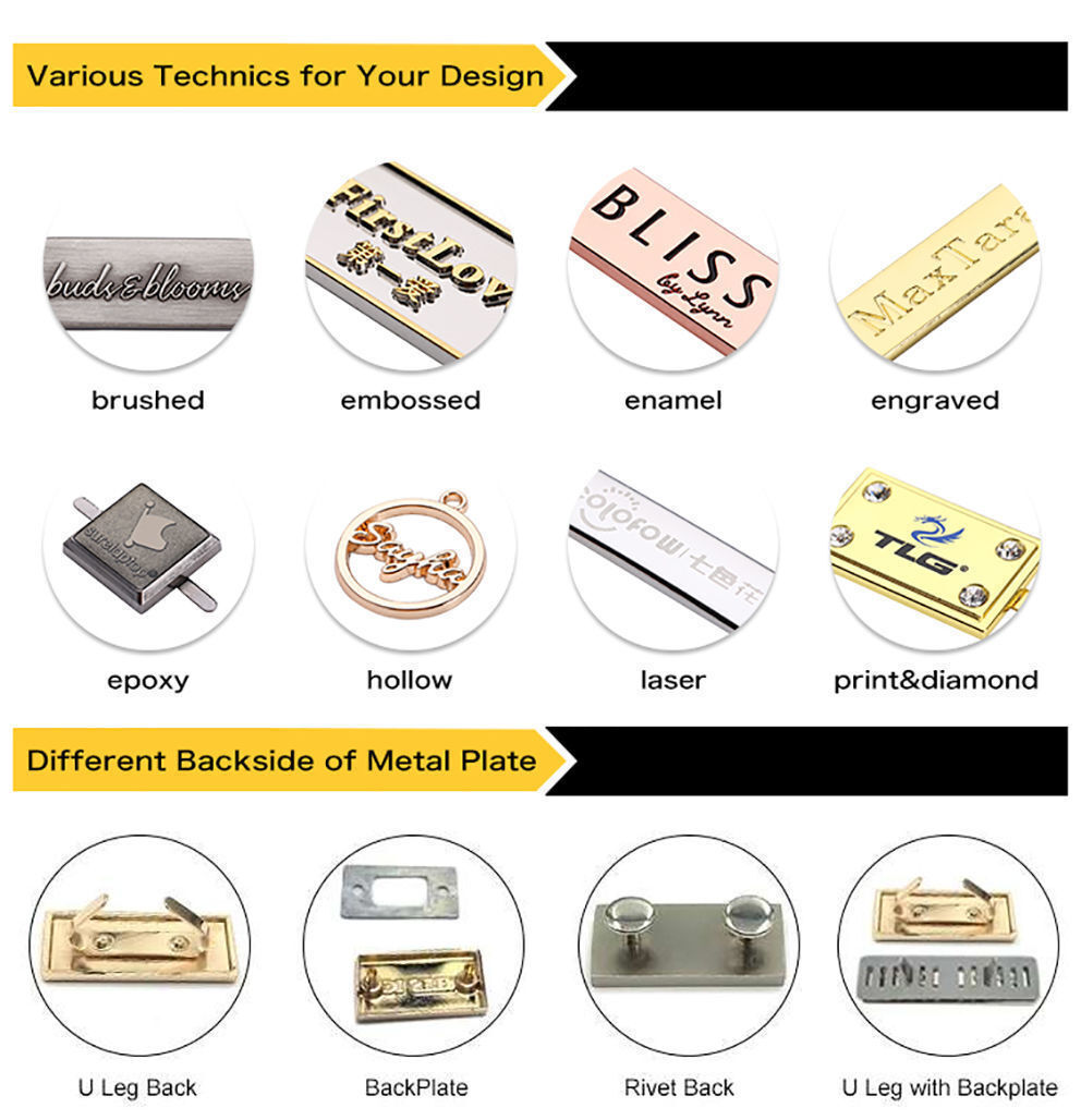 Buy Wholesale China Garment Accessories Clothing Label Plate Tags ...