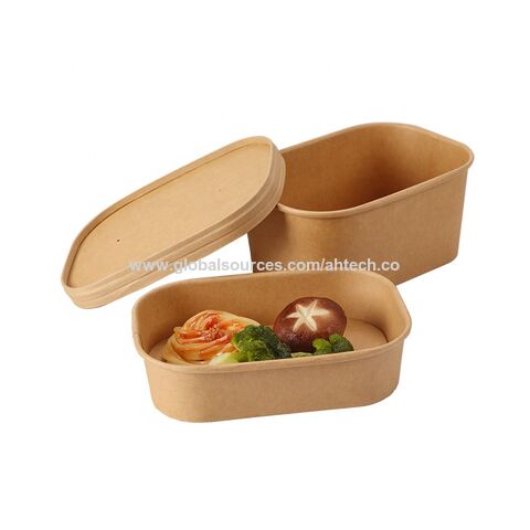 Buy Wholesale China Food Boxes Disposable Food Box Takeaway Fast Food Boxes  Salad Sushi Waterproof Kraft Paper Lunch Box & Food Box at USD 0.11