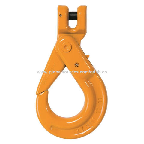 G80 Clevis Self-locking Safety Hook With Grip, European Type