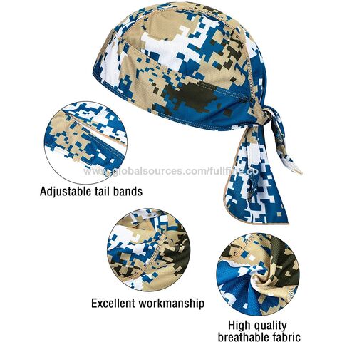 Factory Direct High Quality China Wholesale Sweat Wicking Doo Rag Cooling  Dew Rag Helmet Liner Hat Large Motorcycle Head Wrap Bandana Skull Caps  $0.65 from FENGHUAN GROUP LIMITED