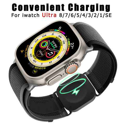 Trail Loop+charger For apple watch band 49mm 44mm 40mm 45mm 41mm