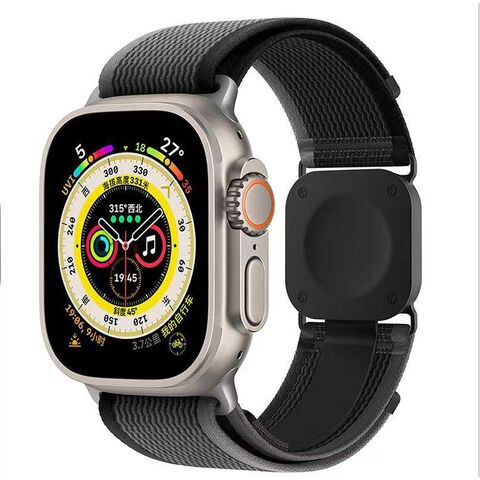Luxury Strap for Apple watch ultra 49mm series 8 7 6 SE 5 4 3 41mm 45mm  44mm 40mm 42 45 mm nylon bracelet iwatch band for women