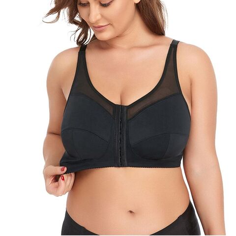 Front Closure Bras for Women No Wire Cut Out Athletic for Women Embroidery  Underwire Bras Women Underwear Sexy #