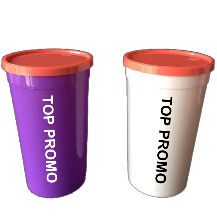Buy Wholesale China Cheap 22oz Beer Pong Cups Clear Reusable Plastic Custom  Personalized Cup 16 Oz Frosted Straw Blank Pink Stadium Cups With Lids & Cup  With Full Color 22oz Squat Stadium