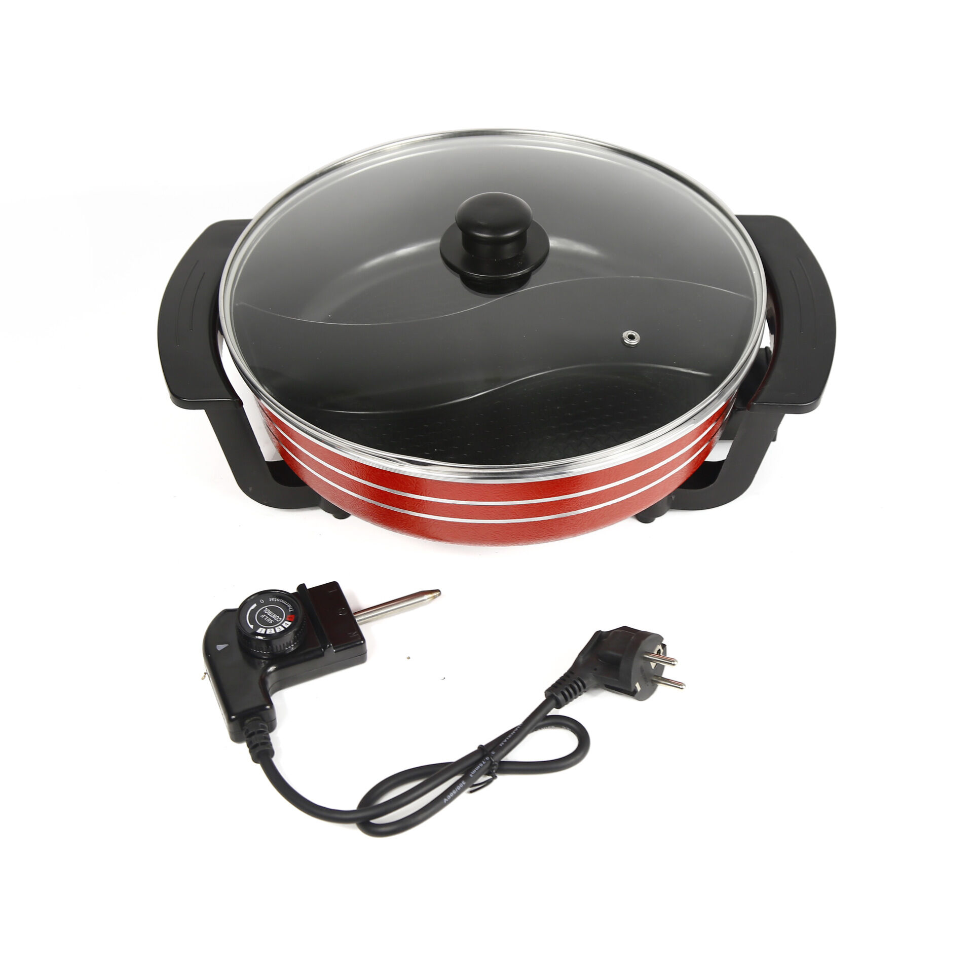 2 in 1 Multi-Function Separation Barbecue Pan Hot Pot Non-Stick