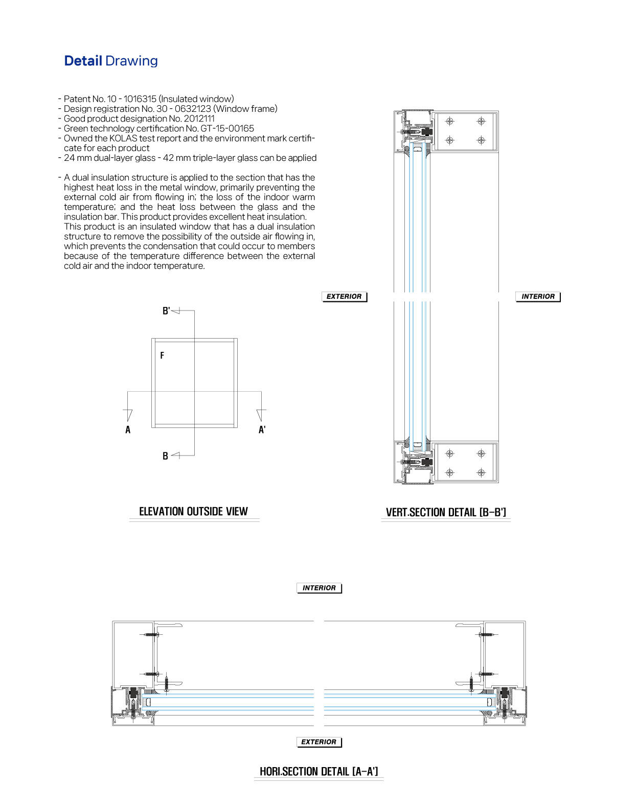 Buy Wholesale South Korea Korean Aluminum Windows Whole Types Of Window ...