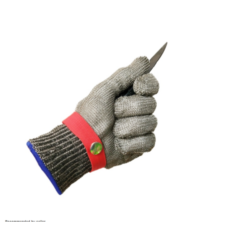 Gants résistants aux coupures, gants de travail de sécurité pour boucher en  treillis métallique en fil d'acier inoxydable pour la coupe - Temu France