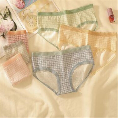 Wholesale Girl With Vibrating Underwear Cotton, Lace, Seamless