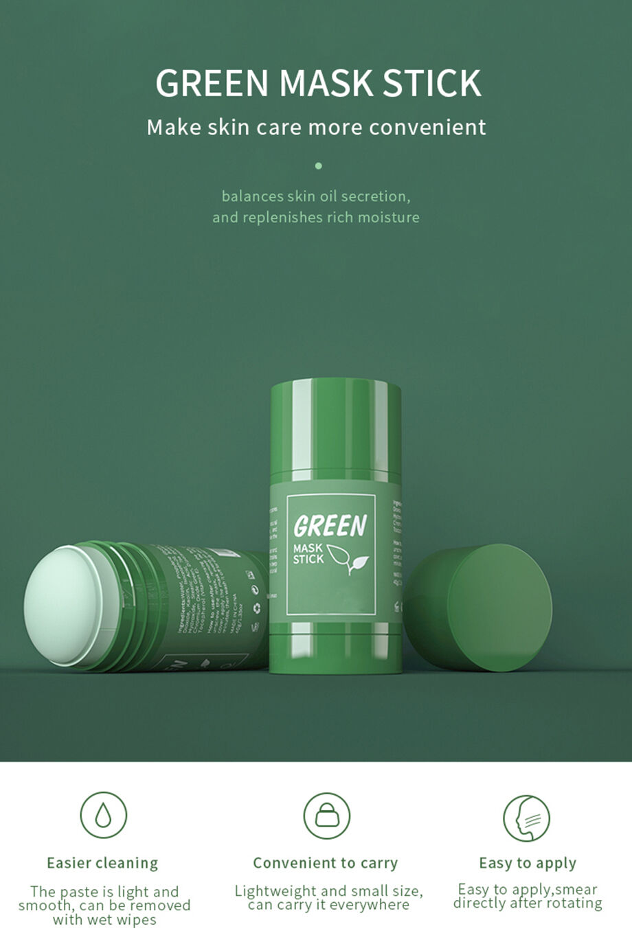 Buy Wholesale China Supplier Of Natural Green Tea Mask, Poreless Deep