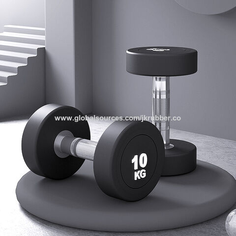 Equipos de gimnasio pesas regulables goma redondos pesa 10kg, se
