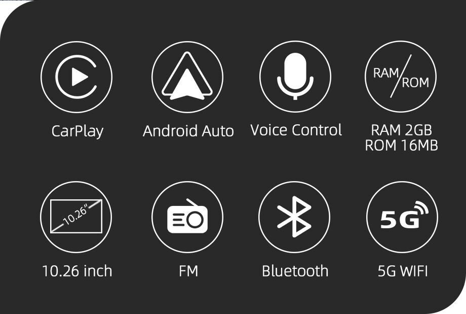 Achetez en gros 10.26 lecteur Multimédia Portable Avec écran Tactile  Carplay Android Auto Chine et écran Tactile à 57 USD