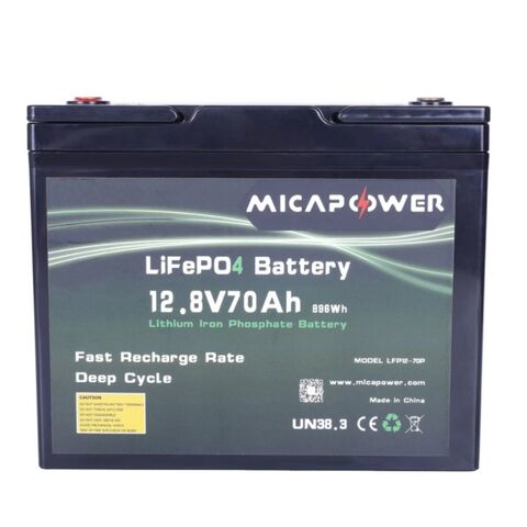Batterie pour Bateau de pêche Chariot de golf Scooter LiFePO4 50Ah 12V