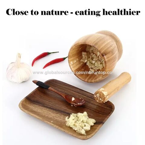 Home Premium Wood India Spice Grinder of Kitchen Tools - China Garlic Press  Ginger and Spices Grinding Set price