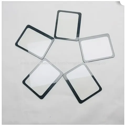 China 1mm Black Printed Cover Glass for TFT Display Screen factory and  suppliers