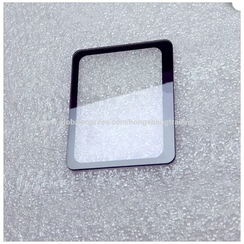 Round tempered frosted silk screen printing glass for table top