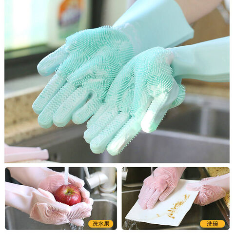 Buy Wholesale China Multifunction Silicone Gloves Magic Glove For  Dishwashing Latex Free Kitchen Glove & Silicone Glove at USD 1.25