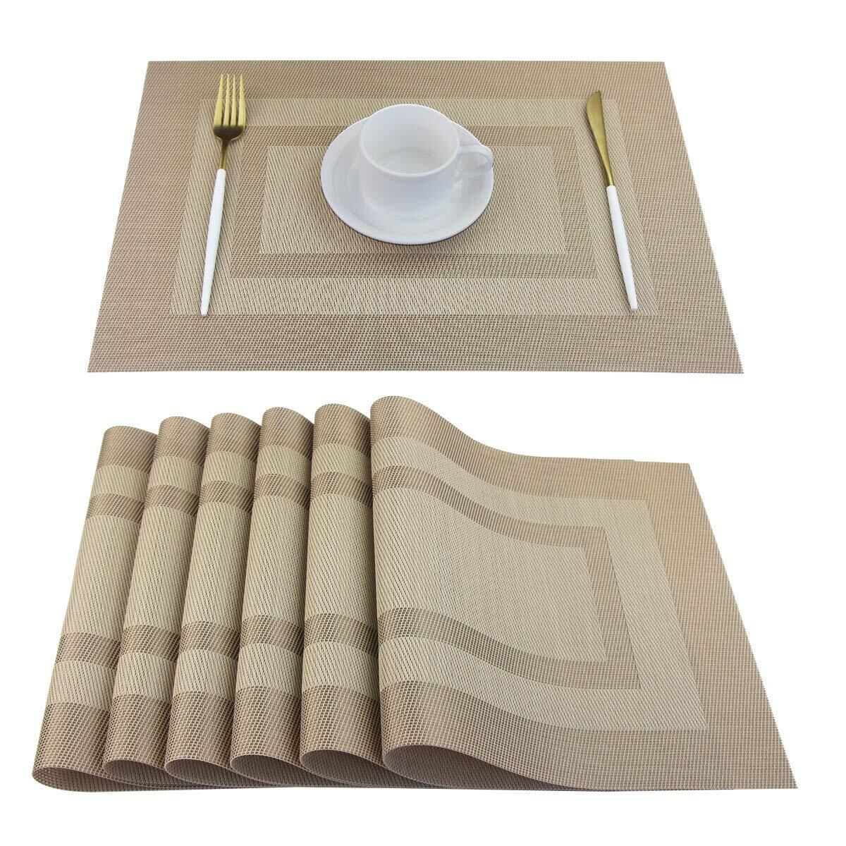 Buy Wholesale China Double Frame Heat Insulation Placemats Light Luxury