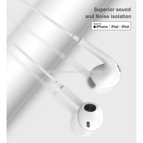 Auriculares Lightning con certificación MFi y diseño de altavoz híbrido para B2B