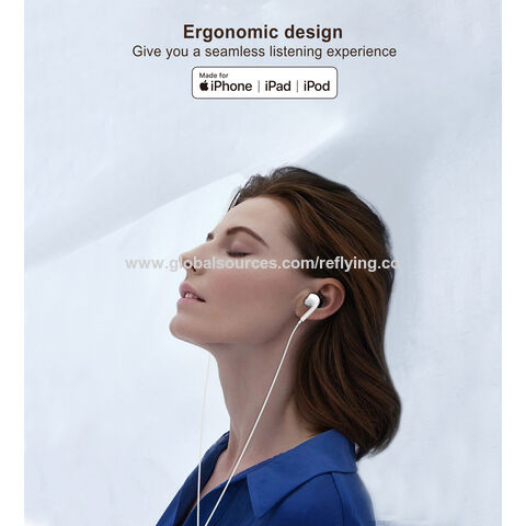 Auriculares Lightning con certificación MFi y diseño de altavoz híbrido para B2B