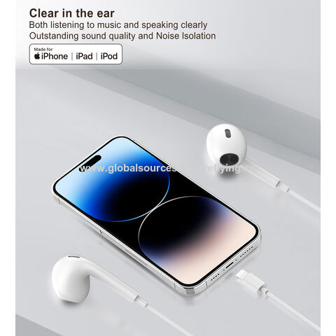 Auriculares Lightning con certificación MFi y diseño de altavoz híbrido para B2B