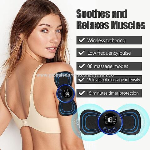 Back Pain Relief Muscle Stimulator Deep Tissue EMS Rechargeable