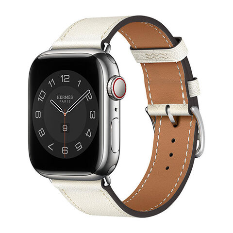 Buy Wholesale China Genuine Leather Replacement Strap For Apple Watch  Leather Band Luxus Series Se 8 7 6 5 38 40 41 42 44 45 49 Mm Wristband & Leather  Loop Watch Strap Original at USD 4.09