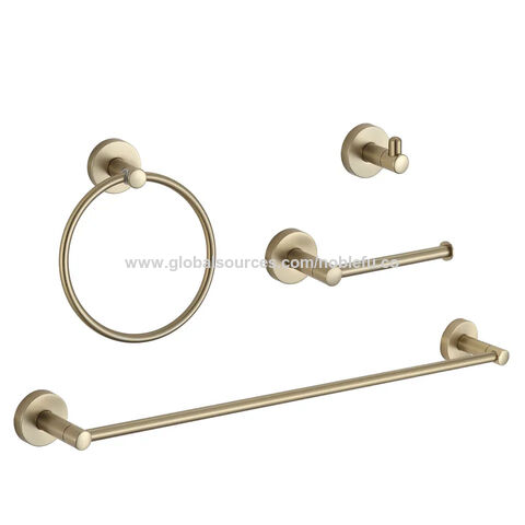 Stainless Steel Round Washroom Accessories Hotel Bath Hardware Accessories  Set - China Bath Accessories, Bathroom Hardware