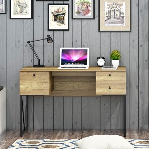 Home Furniture Wooden Folding Laptop Office Work Table Small Study Desk  Design Metal Frame - China Wholesale Market, Living Room Furniture